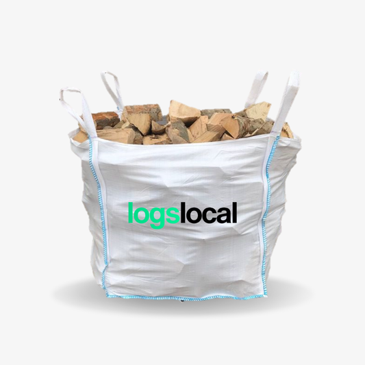 Logs Local Large Tonne Bag of Kiln Dried Hardwood Logs Dumpy Bag