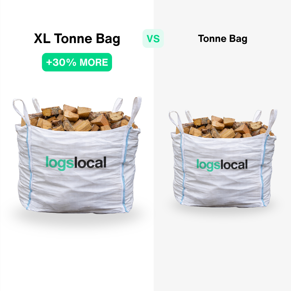Logs Local XL Tonne Bag of Kiln Dried Hardwood Logs