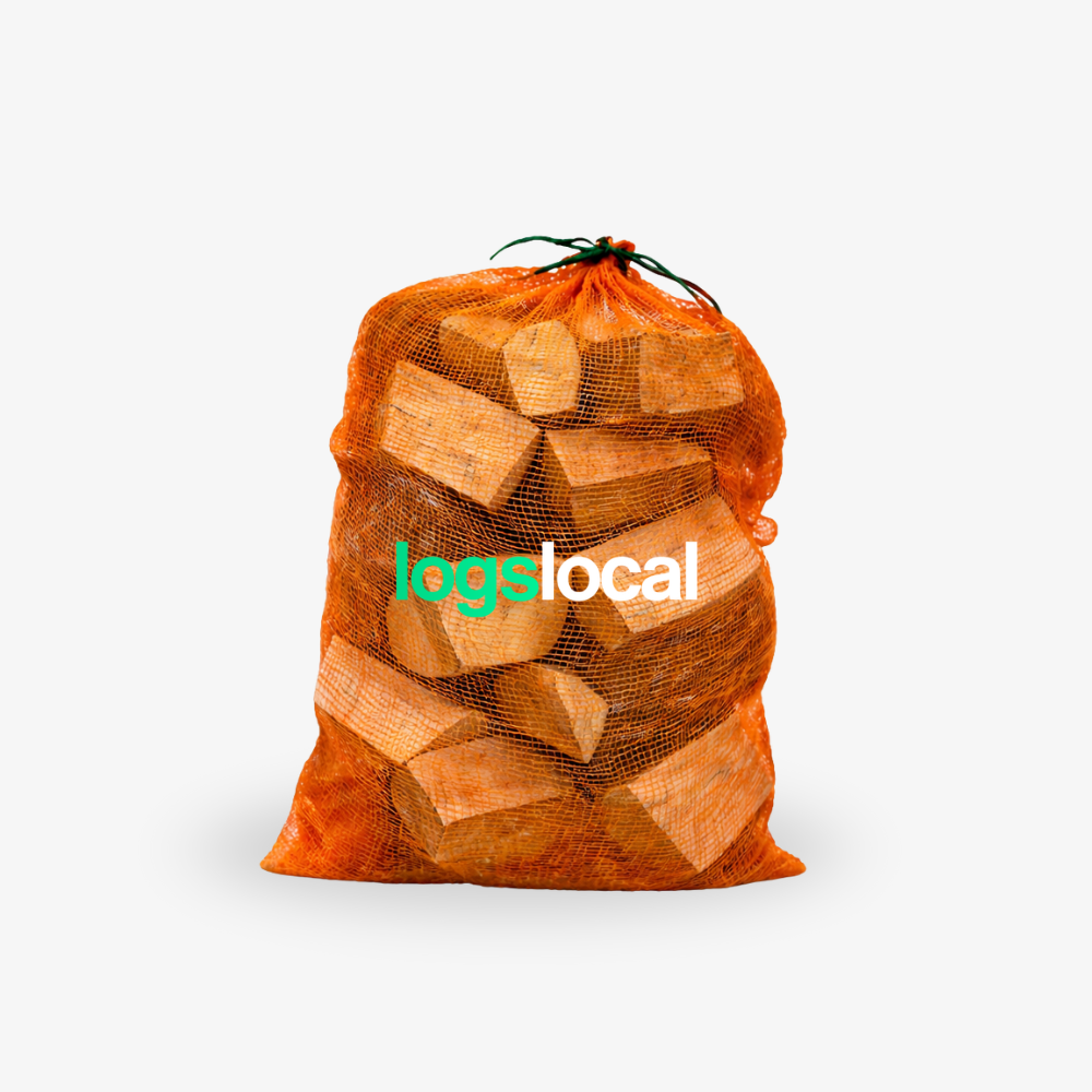 Logs Local Net Bag of Kiln Dried Hardwood Logs Log Bag (40L)