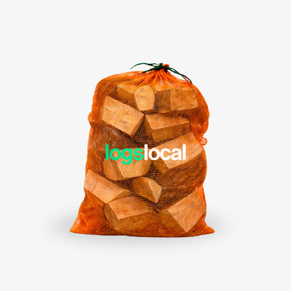 Logs Local Net Bag of Kiln Dried Hardwood Logs Log Bag (40L)
