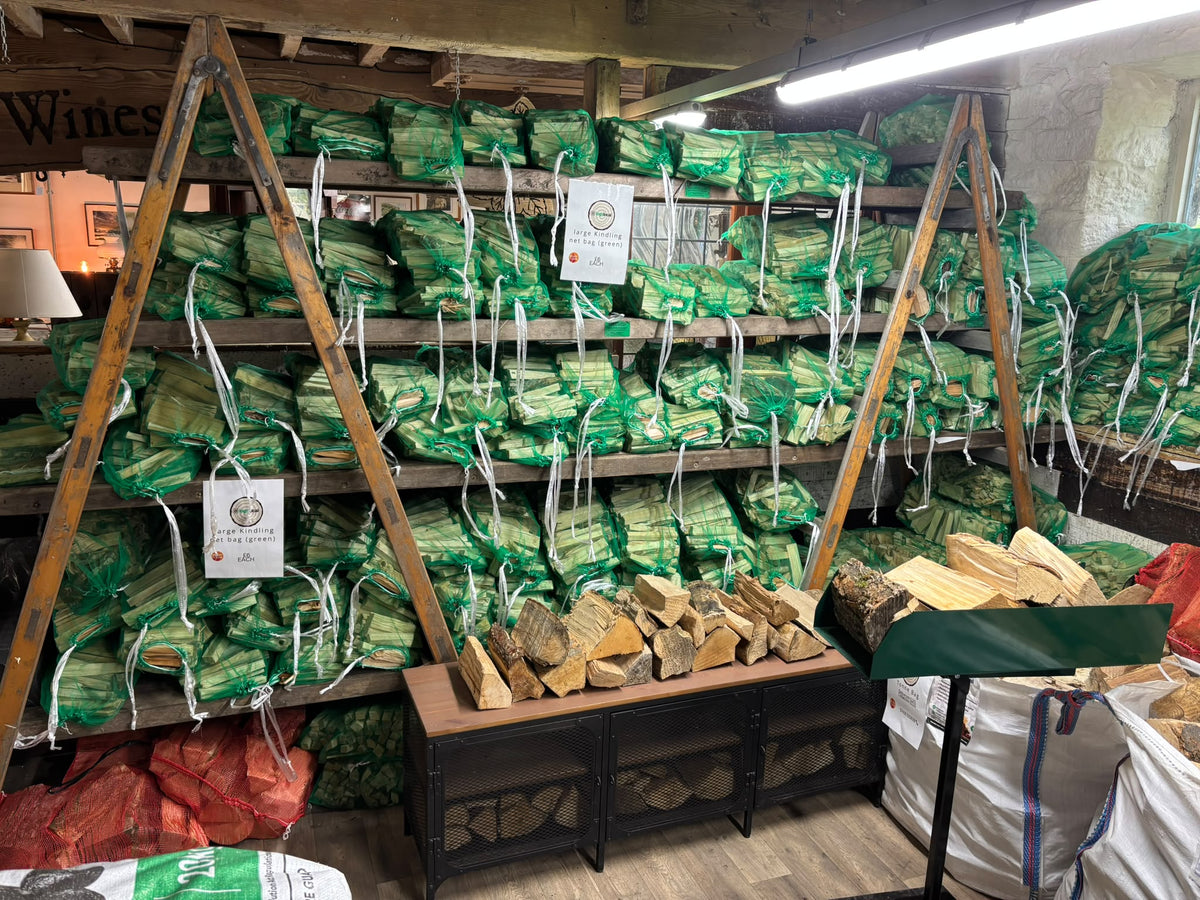 Kindling and fuel in the shop