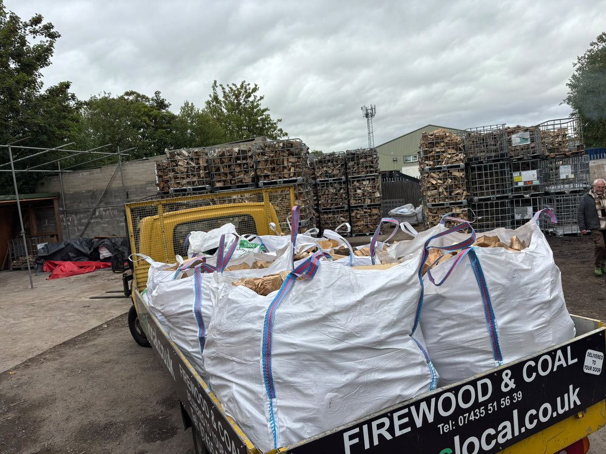 Tonne bags loaded for delivery