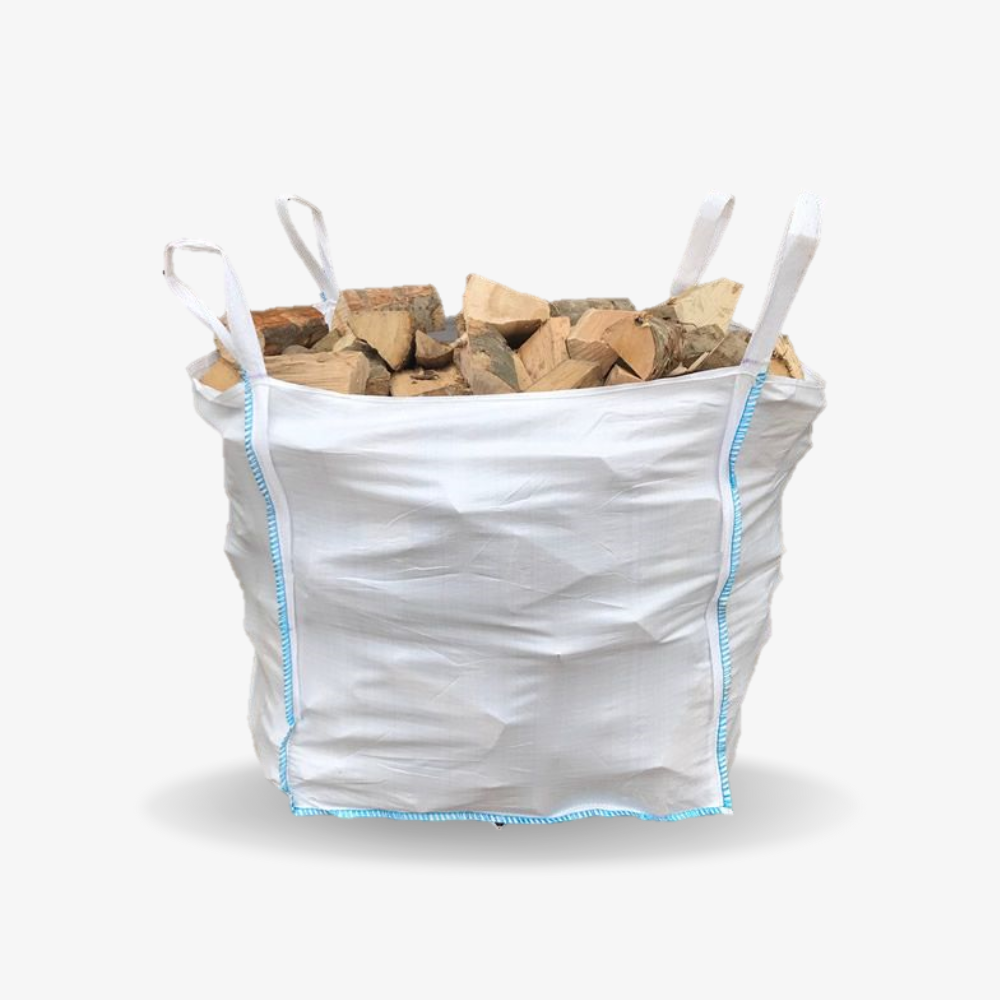 Logs Local Large Tonne Bag of Kiln Dried Hardwood Logs Dumpy Bag