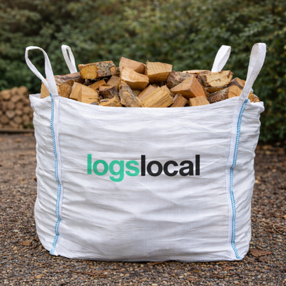 Logs Local Large Tonne Bag of Kiln Dried Hardwood Logs Dumpy Bag